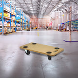 200kg Heavy Duty Hand Dolly Furniture Wooden Trolley Cart Moving Platform Mover