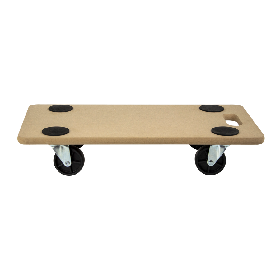 200kg Heavy Duty Hand Dolly Furniture Wooden Trolley Cart Moving Platform Mover, image 4