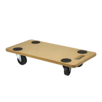 200kg Heavy Duty Hand Dolly Furniture Wooden Trolley Cart Moving Platform Mover, image 5