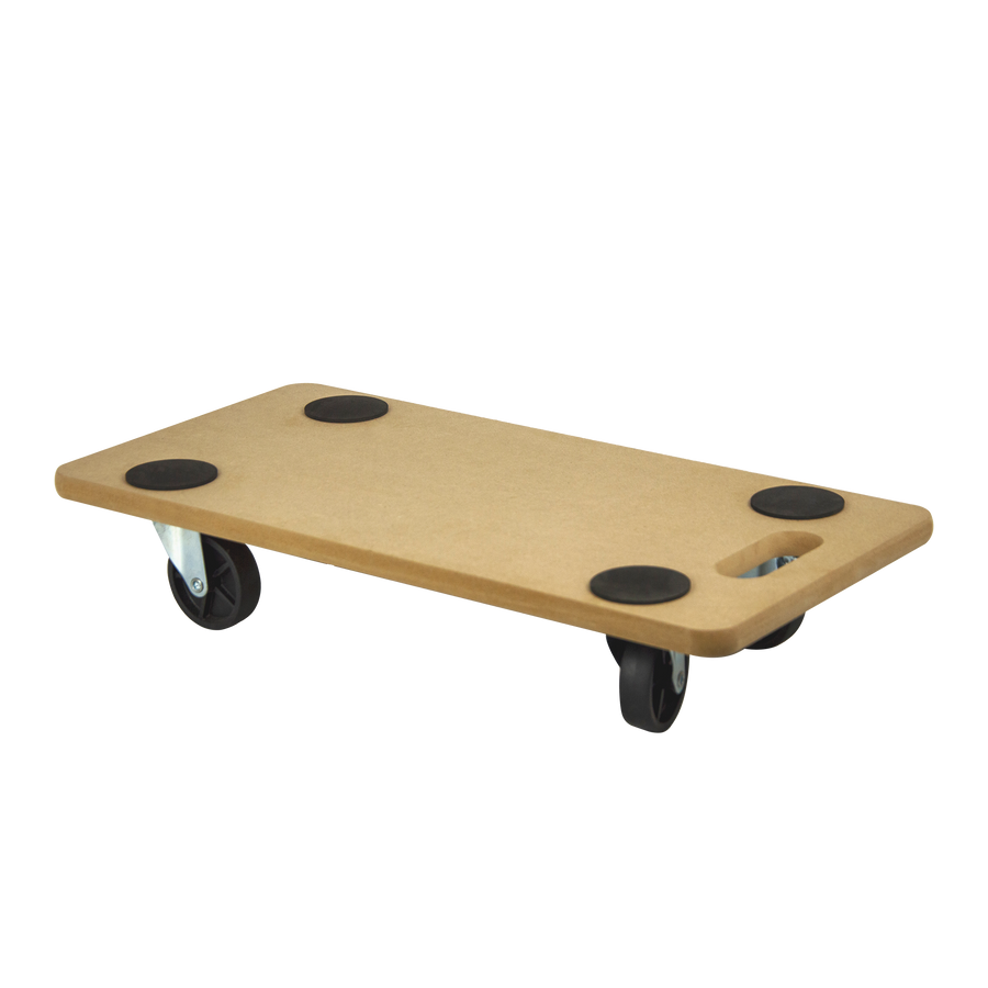 200kg Heavy Duty Hand Dolly Furniture Wooden Trolley Cart Moving Platform Mover, image 5