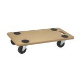 200kg Heavy Duty Hand Dolly Furniture Wooden Trolley Cart Moving Platform Mover - Close-Up Angle