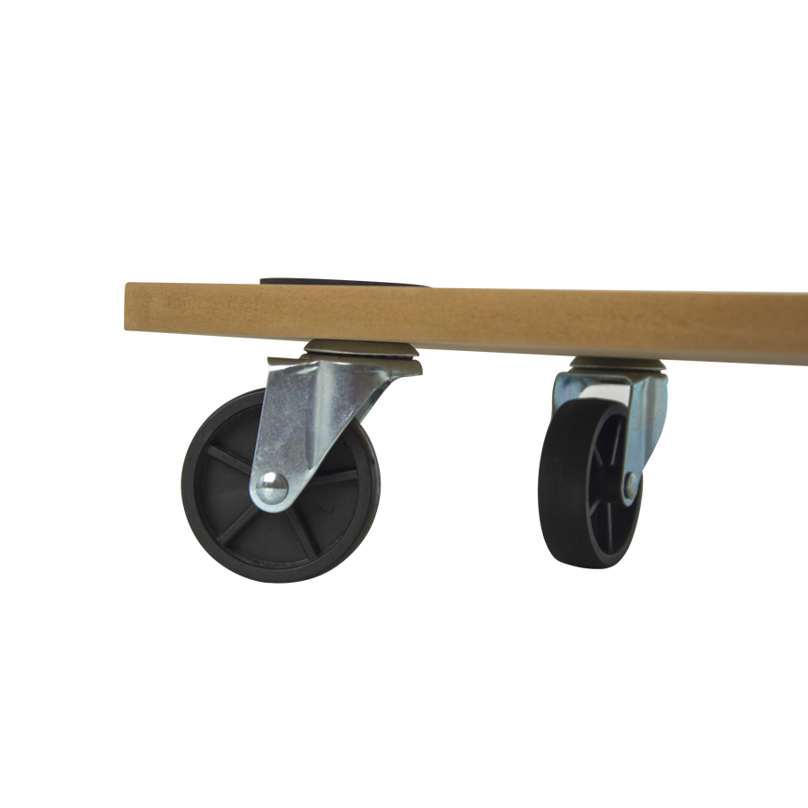200kg Heavy Duty Hand Dolly Furniture Wooden Trolley Cart Moving Platform Mover, image 8