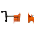 3/4" Wood Gluing Pipe Clamp Set (4 Pack) Heavy Duty PRO Woodworking Cast Iron, image 3