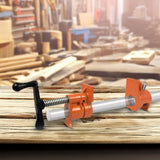 3/4" Wood Gluing Pipe Clamp Set (4 Pack) Heavy Duty PRO Woodworking Cast Iron
