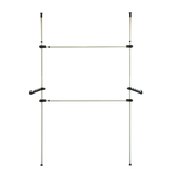 Heavy Duty Adjust Clothes Rail Storage Garment Shelf Hanging Display Stand Rack