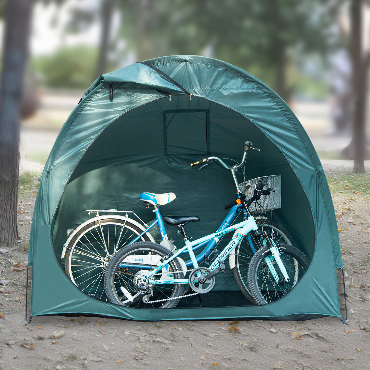 Bicycle Shelter Outdoor Bike Cave Garden Bike Storage Shed Tent Travel