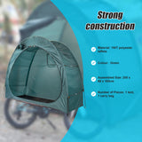 Bicycle Shelter Outdoor Bike Cave Garden Bike Storage Shed Tent Travel - Side View