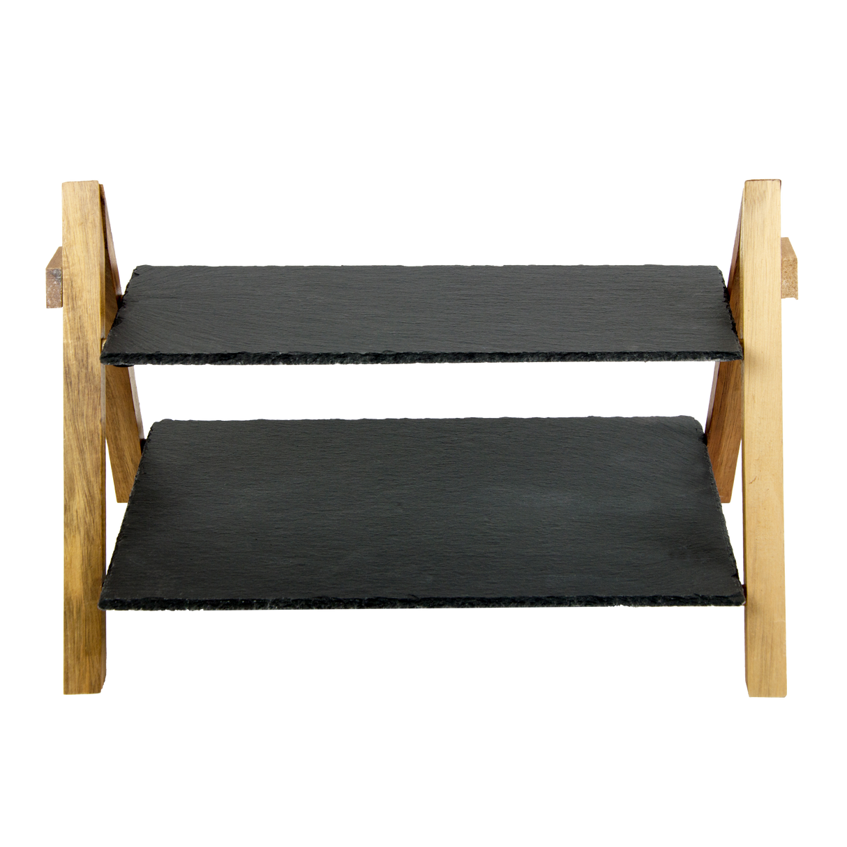 Party 2 Tier Cake Stand Slate Wedding Tiered Serving Stand Afternoon Tea