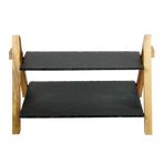 Party 2 Tier Cake Stand Slate Wedding Tiered Serving Stand Afternoon Tea