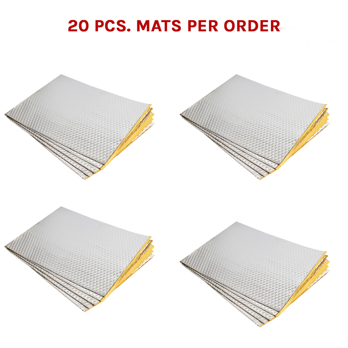 Sound Deadener Roll Car Insulation Mat 30% Thicker Noise Proofing Heat Shield