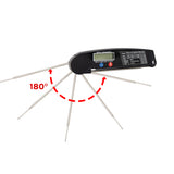Digital Food Thermometer BBQ Tool Cooking Meat Kitchen Temperature Magnet - Rear View