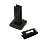 Balustrade Black Glass Clamp 304 Stainless Spigot Pool Fencing Fence