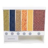 Grain Container Cereal Dispenser 10L Dry Food Rice Flour Storage Box Wall - Side View