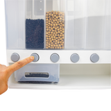 Grain Container Cereal Dispenser 10L Dry Food Rice Flour Storage Box Wall - 45-Degree Angle