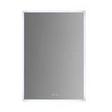 Smart Mirror Bathroom Vanity LED Lighted Wall Mirror 800x600mm - Front View