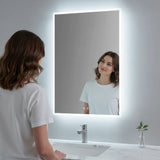 Smart Mirror Bathroom Vanity LED Lighted Wall Mirror 800x600mm - 45-Degree Angle