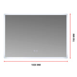 Smart Mirror Bathroom Vanity LED Lighted Wall Mirror 1000x700mm - Extra Image
