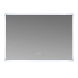 Smart Mirror Bathroom Vanity LED Lighted Wall Mirror 1000x700mm - Front View