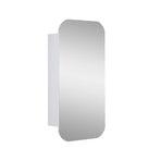 Rectangle Wall Hung Bathroom Mirror Shaving Cabinet Vanity Matte White, image 5