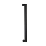Entrance Door Pull Handle Matte Black 800mm - Side View
