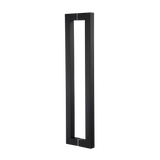 Entrance Door Pull Handle Matte Black 800mm - Top-Down View