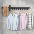 Foldable Wall Hanging Clothes Drying Rack Clothes Balcony Retractable Hanger