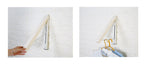 Folding Wall Mount Retractable Clothes Hanger Laundry Drying Rack Organiser