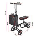 Knee Walker Scooter Mobility Alternative Crutches Wheelchair Portable - Extra Image