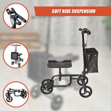 Knee Walker Scooter Mobility Alternative Crutches Wheelchair Portable - 45-Degree Angle