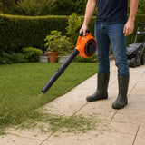 Petrol Leaf Blower 25.4cc 2-Stroke Petrol Hand Garden Yard Outdoor - Close-Up Angle