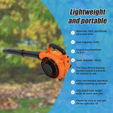 Petrol Leaf Blower 25.4cc 2-Stroke Petrol Hand Garden Yard Outdoor