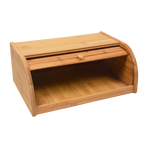Bamboo Bread Bin Storage Box Kitchen Loaf Pastry Container