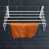 Pull Out Clothes Airer &ndash; Expanding Laundry Drying Line for Caravan, RV & Home - Front View