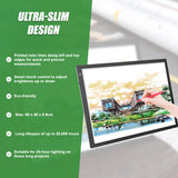 A2 LED Light Box Tracing Board Art Design Stencil Tattoo Copy Drawing Pad - 45-Degree Angle