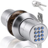 Digital Electronic Code Door Lock Keyless Entry Keypad Programmable Lock Knob - Side View