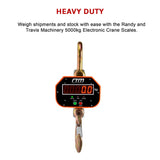 5000kg Electronic Crane Scales Industrial Hanging Digital Weight - Extra Image