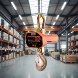 5000kg Electronic Crane Scales Industrial Hanging Digital Weight - Side View