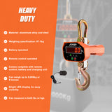 5000kg Electronic Crane Scales Industrial Hanging Digital Weight - Rear View