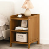 Bamboo Bedside Table Nightstand Storage Bedroom Sofa Side Stand