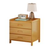 Bamboo Bedside Table Nightstand Storage Bedroom Sofa Side Stand - Top-Down View