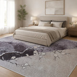 200x300cm Large Floor Multicoloured Blossom Rug &ndash; Modern Area Carpet for Bedroom & Lounge