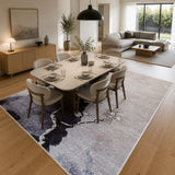 200x300cm Large Floor Multicoloured Blossom Rug &ndash; Modern Area Carpet for Bedroom & Lounge