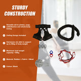 Heavy Bungee Cord Resistance Belt for Home Gym Yoga Bungee Rope Gravity Bungee (90kg) - Rear View