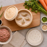 500pcs Patty Paper Baking Burger Wax Discs Nonstick BBQ Burger Paper 13cm - Front View