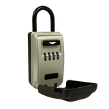 Security 4 Digit Combination Cable Lock Box With Luminous Dials - Top-Down View