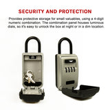 Security 4 Digit Combination Cable Lock Box With Luminous Dials - Extra Image