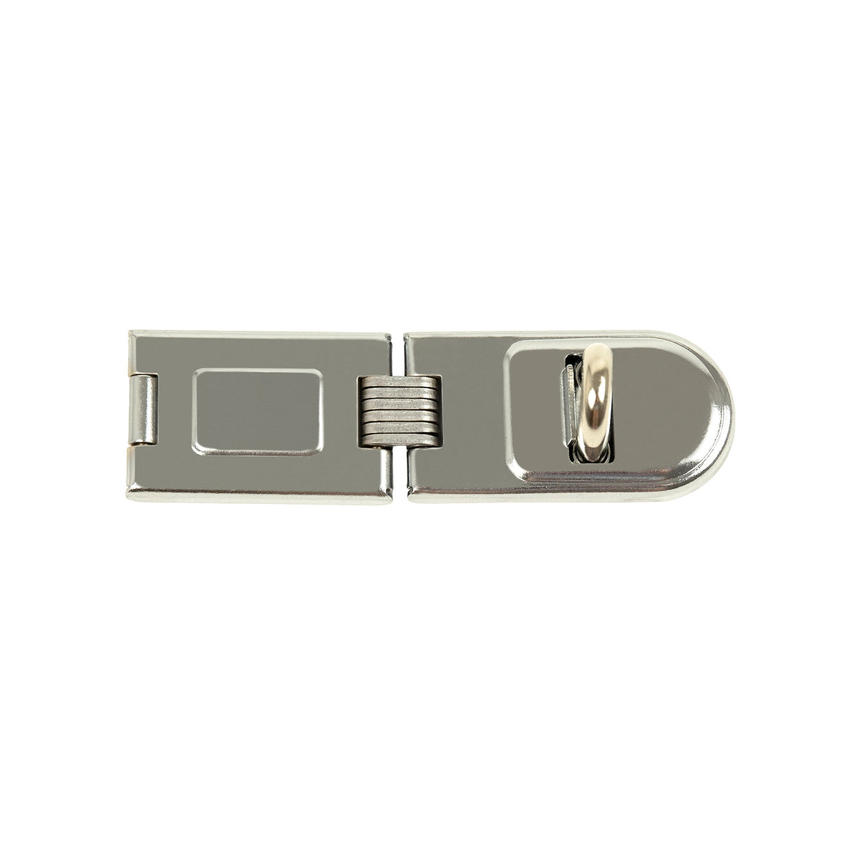 Security Lock Hardened Steel Fixed Staple Hasp 6-1/4 in. L