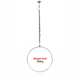 Aerial Yoga Hoop 90CM Lyra Hoop Circus Single Point Aerial Ring Set