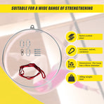 Aerial Yoga Hoop 90CM Lyra Hoop Circus Single Point Aerial Ring Set