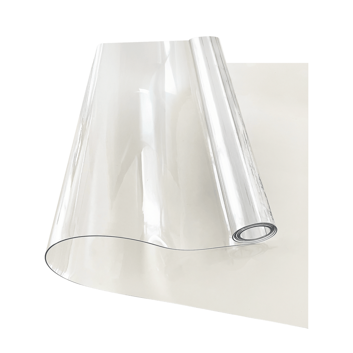PVC Tablecloth Protector 107X213.4CM Clear Plastic Table Cloth Cover Transparent